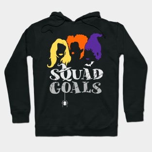 Sanderson Sisters Squad Cute T-Shirt Funny Hocus Pocus Halloween Graphic Tee Top Shirts for Women Hoodie